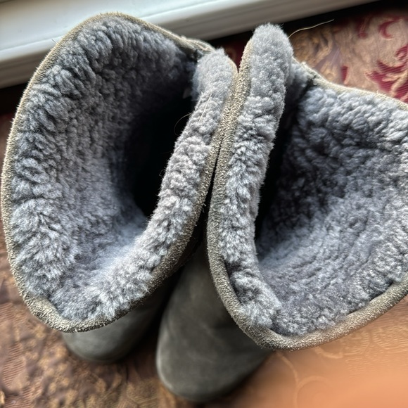 Emu Australia Alba Boot Waterproof Suede Sheepskin Wool High Low Winter Boot - Picture 5 of 7